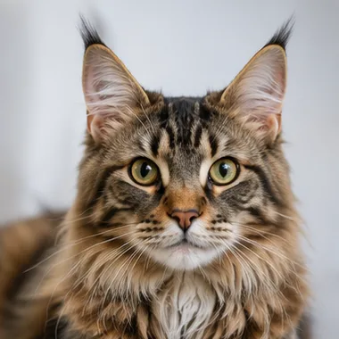 Portrait de maine coon