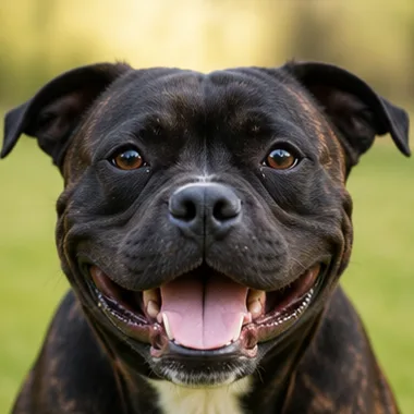 Portrait de staffie